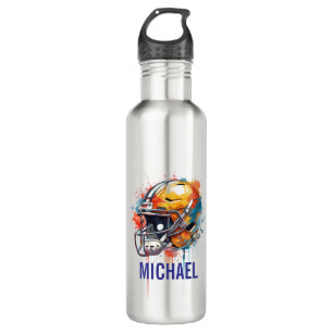 Inspirational Motivational Football Helmet Name 710 Ml Water Bottle