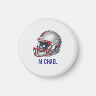 Inspirational Motivational Football Helmet Name Magnet