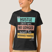 Inspirational Motivational Hustle Quote Graphic