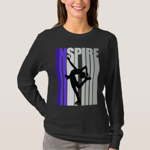 Inspirational Motivational Ice Skating Instructor  T-Shirt
