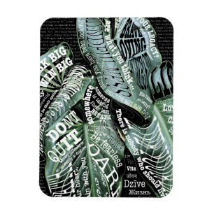 Inspirational Motivational LIFE quotes Magnet