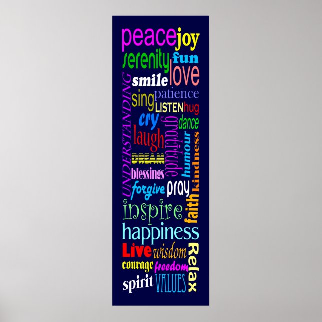 Inspirational Motivational Poster Print 2 (Front)