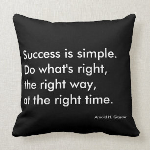 Inspirational Motivational Quote Pillow