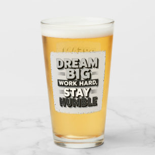 Inspirational & Motivational Typography Quote Art Glass