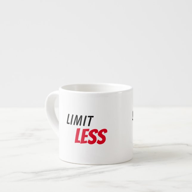 inspirational motivational typography quote focus  espresso cup (Front Left)