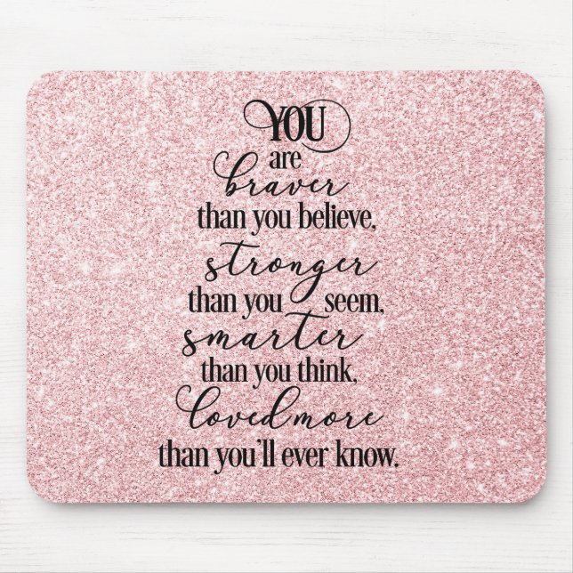 Inspirational Mouse Pad (Front)
