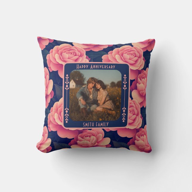Inspirational Mr And Mrs Wedding Throw Pillow   (Front)