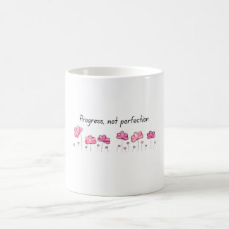 Inspirational Mug – “Progress Not Perfection” Quot