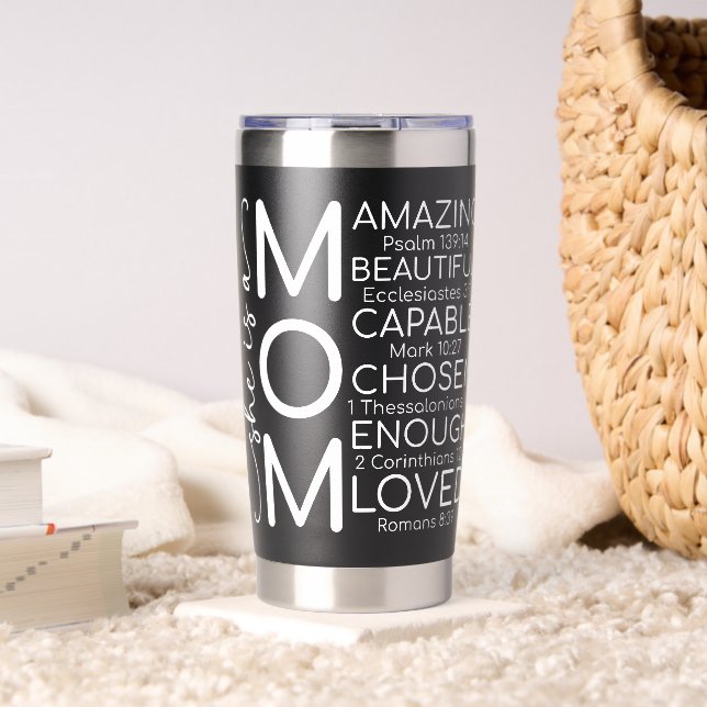 Inspirational Mum Insulated Tumbler (Living Room (Rotated))