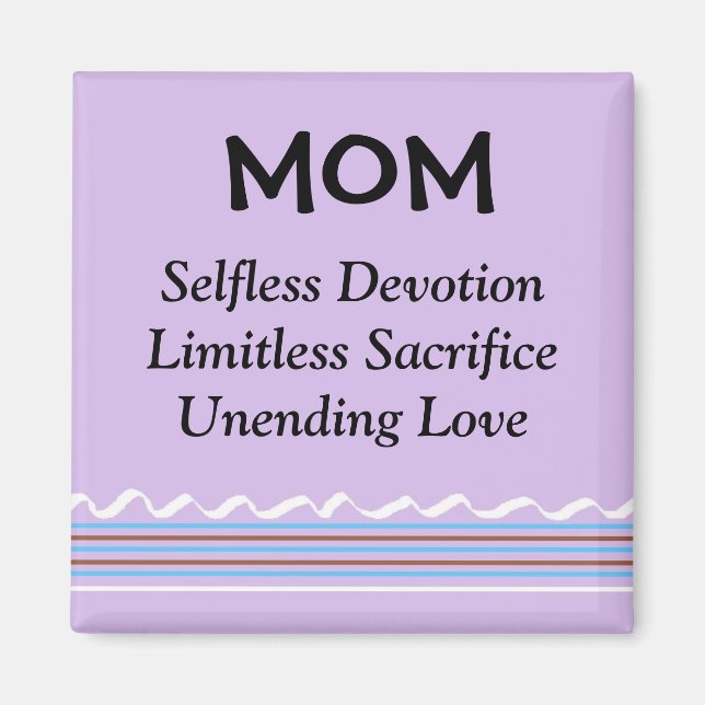 Inspirational Mum Magnet (Front)