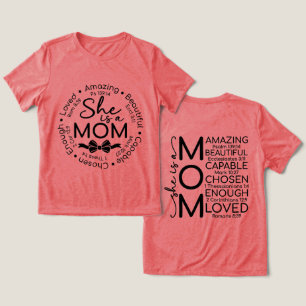 Inspirational Mum Tri-Blend Shirt