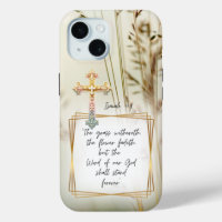Inspirational Nature Faith Grass Pastel Cross