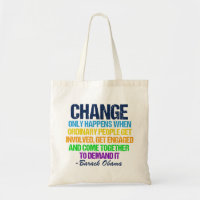 Inspirational Obama Quote Vote for Change