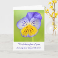 Inspirational Pansy Cancer Support