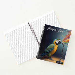 inspirational parrot calendar notebook planner