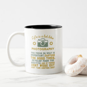 Inspirational Photographer Develop From Negative Two-Tone Coffee Mug