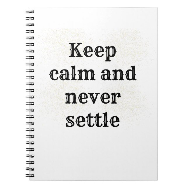 inspirational phrase notebook (Front)