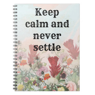 inspirational phrase notebook