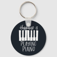 Inspirational Pianist Happiness is Playing Piano