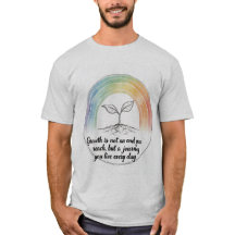 "Inspirational Plant Growth T-Shirt | Mindset Jour
