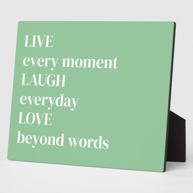 Inspirational Plaque (Side)