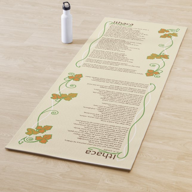 Inspirational Poetry Ithaca Yoga Mat (In Situ)