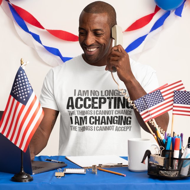 Inspirational Political Activist Quote on Change T-Shirt (Creator Uploaded)