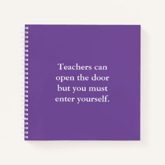 Inspirational Positive Affirmation School Notebook