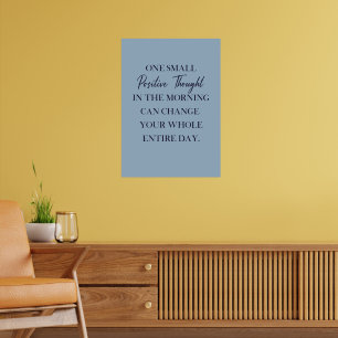 Inspirational Positive Affirmation Wall Art Motiv
