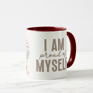 Inspirational/Positive Floral Quote Wrap Mug