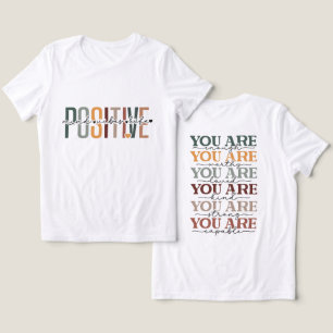 Inspirational Positive Mind Vibes Tri-Blend Shirt