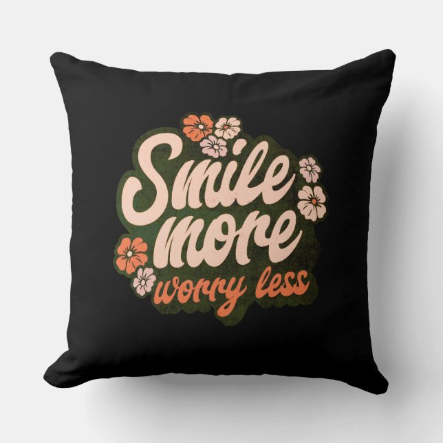 Inspirational Positive Quote Decor Cushion (Front)