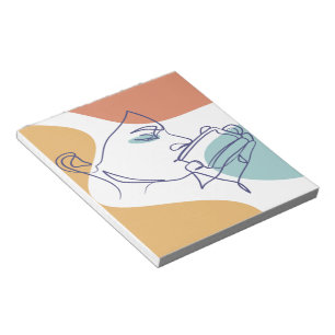 Inspirational Positive Quote Modern Typography Pos Notepad