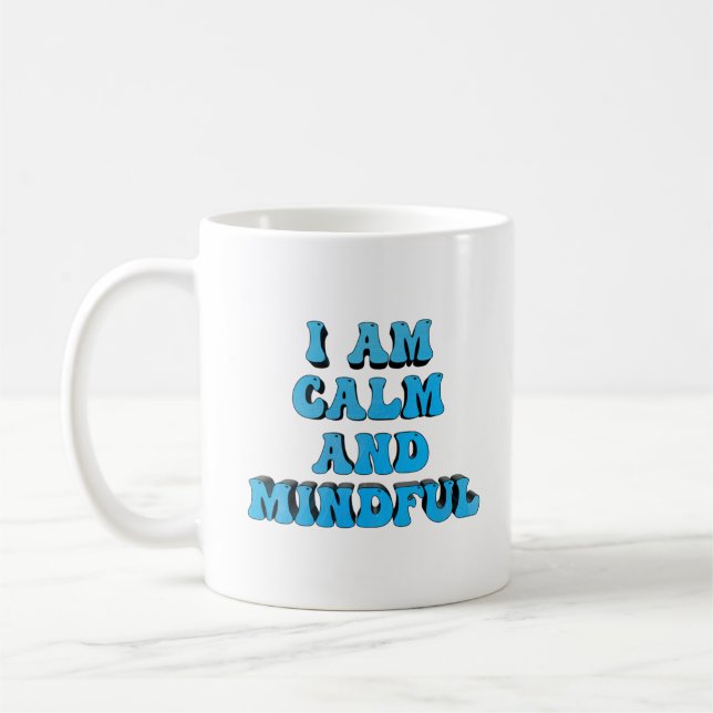 inspirational positivity for positive attitude coffee mug (Left)