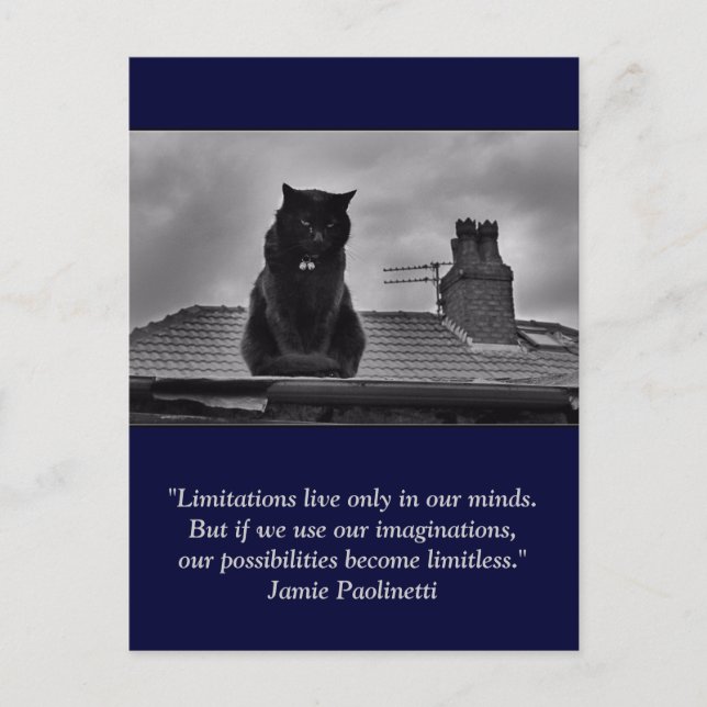 Inspirational postcard: Imagination Postcard (Front)