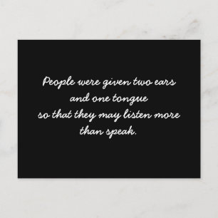 Inspirational Postcard quote