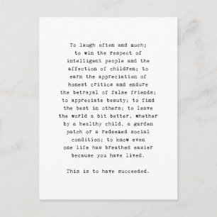 Inspirational Postcards, inspiring quote Postcard