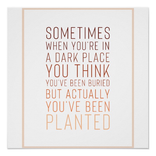 Inspirational Poster  (Front)