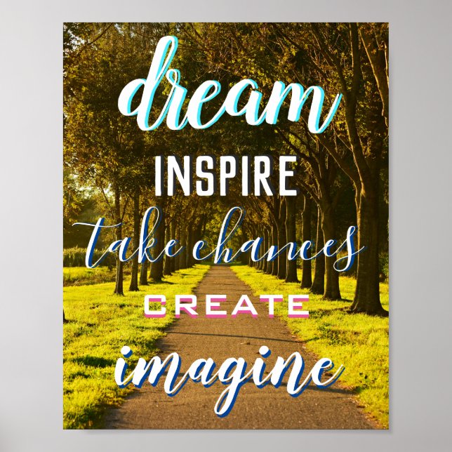 Inspirational  Poster (Front)