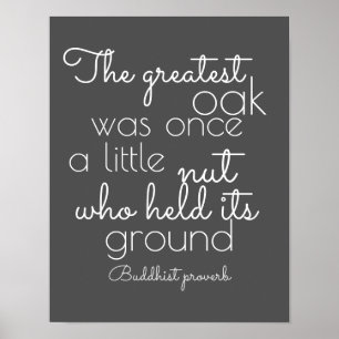 inspirational poster quote Buddhist proverb