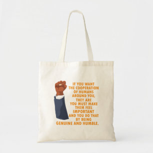 Inspirational Power Leaders Black History Month Tote Bag