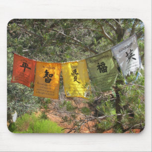 Inspirational Prayer Flags Mouse Pad