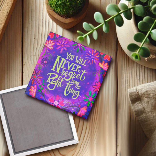 Inspirational Pretty The Right Thing Inspirivity Magnet (Creator Uploaded)
