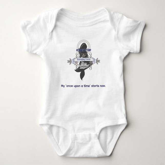 Inspirational Quote Baby Romper Bodysuit (Front)