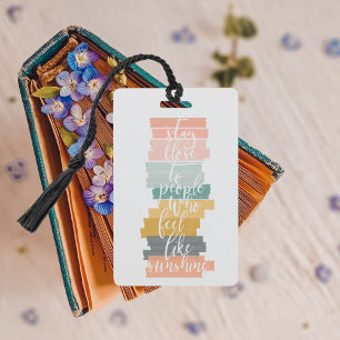 Inspirational Quote Bookmark ID Badge
