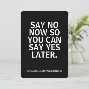 Inspirational Quote Card for Women, Wealth Quote