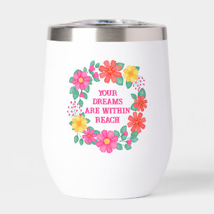 Inspirational Quote Create Your Own Floral