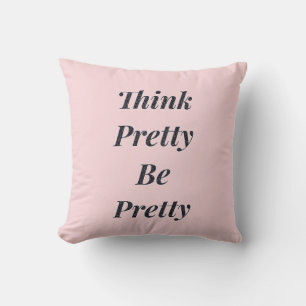 Inspirational quote cushion
