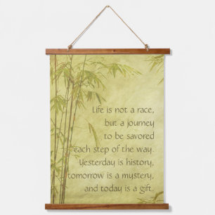 Inspirational Quote, Custom 26"x36" Vertical Panel Hanging Tapestry