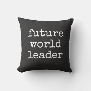 Inspirational Quote for Young Activist Kids Teen Cushion